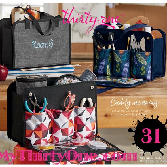 Thirty-one Get Creative Caddy - Origami Pop - NIB - Picture 4 of 4